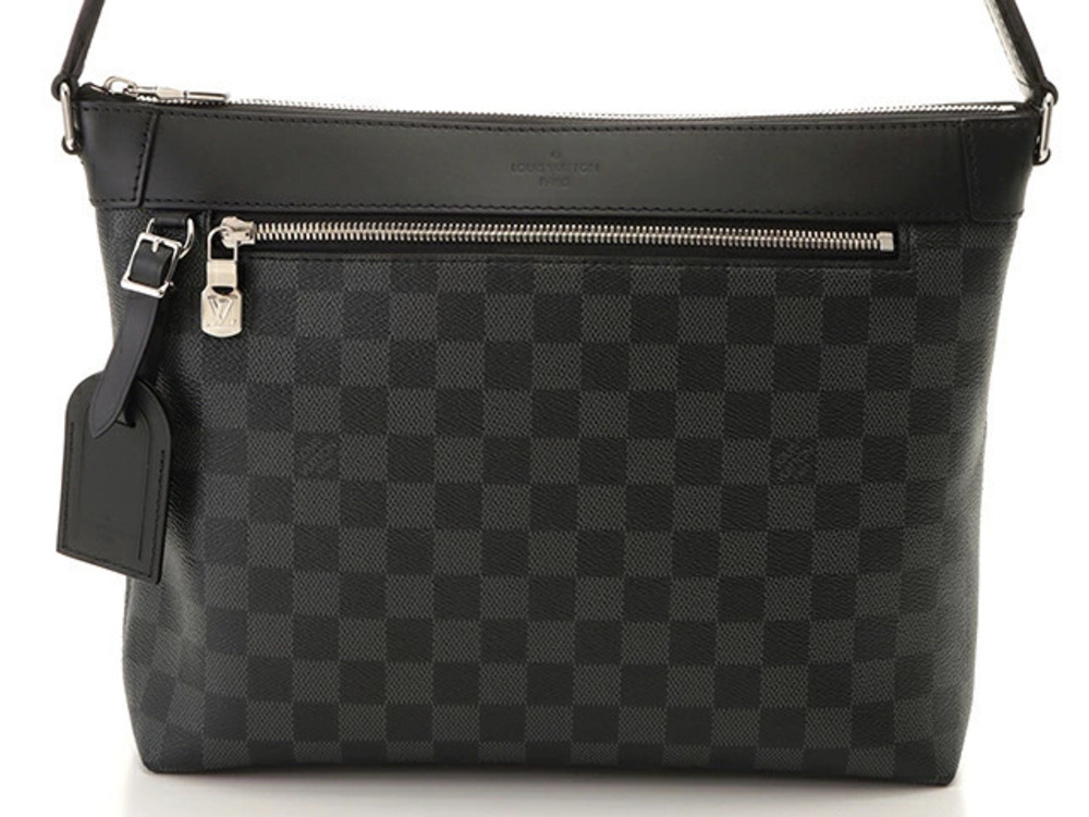 Louis Vuitton Shoulder Bag Mick NM Damier Graphite Black